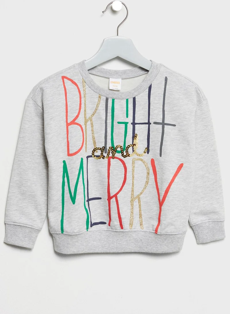 GYMBOREE Kids Slogan Sweatshirt