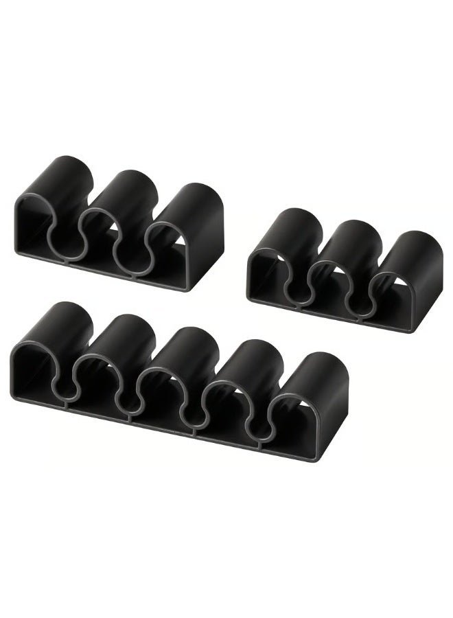 Cable Holder Set Of 3 Dark Grey - Image 1
