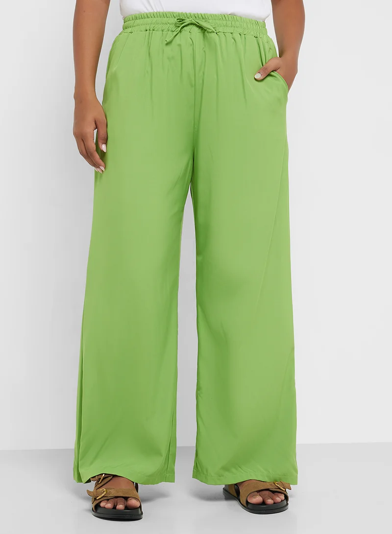 Ginger Plus Buttoned Down Relaxed Fit Shirt & Pant Coord Set