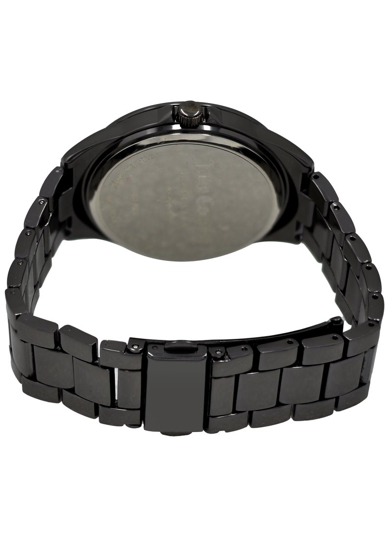 جوسي كوتور ساعة جوسي كوتور للنساء بمينا أسود وبسوار ستانلس ستيل - Image 3