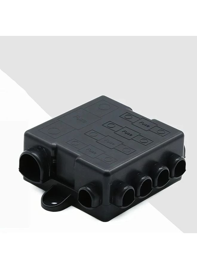 1 مجموعة علبة فيوزات 5 طرق 12 فولت 24 فولت مصنوعة من النحاس المتين بتصميم مدمج - Image 2