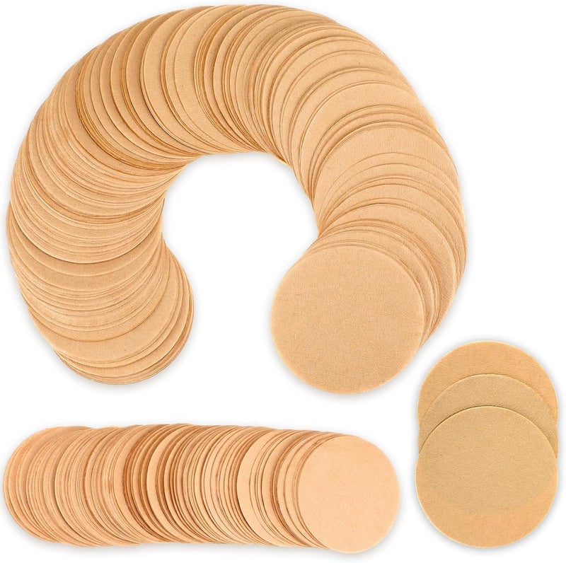 Outus 2 Pack 700 Count Coffee Filter Paper Replacement Filters with Filter Holder Round Disposable Paper Filters for DIY Coffee Compatible with the Aeropress Coffee and Espresso Maker (Brown) - Image 4