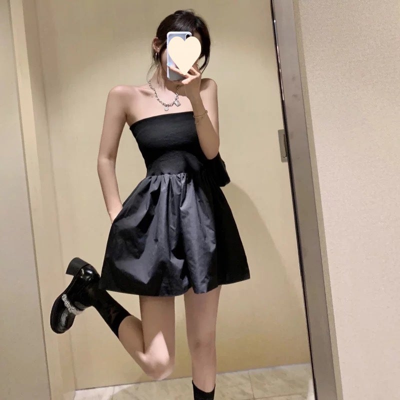 High Waist Loose One-piece Skirt Womens Spring and Summer Slimming Straight Leg Casual Wide Leg Jumpsuit Skirt 6606 White - Image 4