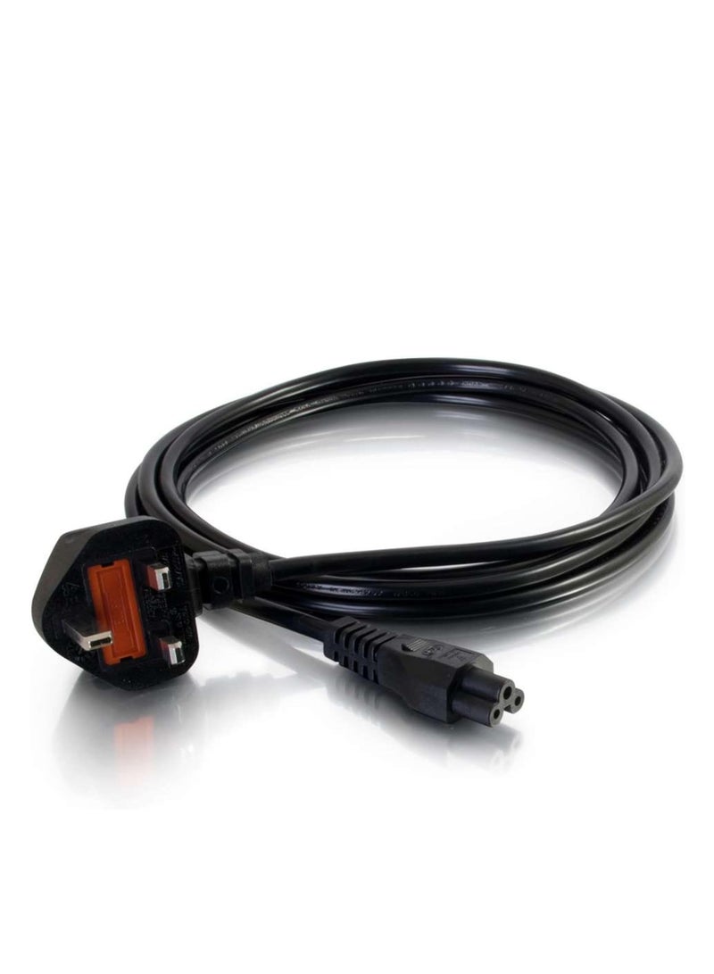 Terabyte C2G 0.5m UK Laptop Power Cord (BS 1363 to IEC 60320 C5) Black - Image 2