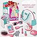 Star Princess Little Girls Play Purse Pretend Play Accessories Toy Phone Wallet Credit Cards Keys Makeup for Role Playing Ages 38 - Image 4