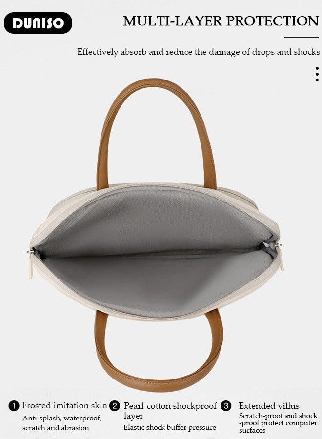 DUNISO Laptop Bag for Men or Women 14-14.6 Inch Computer Bag Briefcase Laptop Case Shoulder Bag with Strap Computer Cases Messenger Bag handbag for Travel/Business  - Image 3
