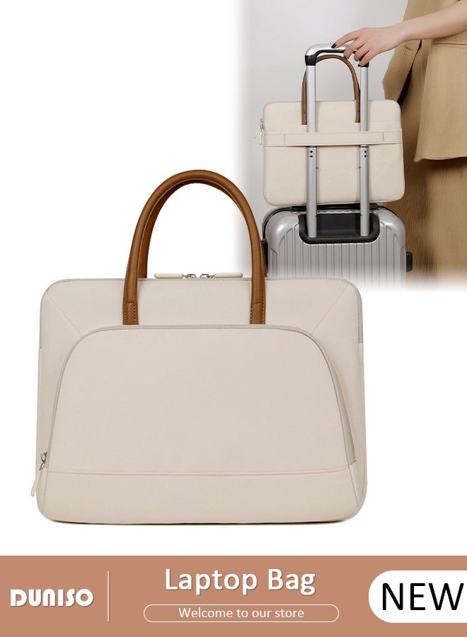 DUNISO Laptop Bag for Men or Women 14-14.6 Inch Computer Bag Briefcase Laptop Case Shoulder Bag with Strap Computer Cases Messenger Bag handbag for Travel/Business  - Image 1