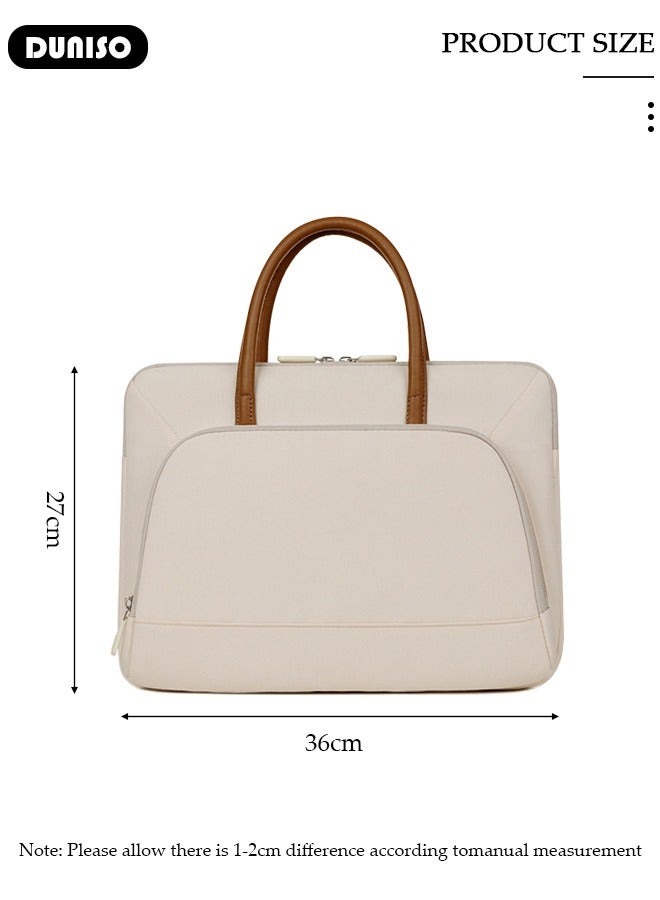 DUNISO Laptop Bag for Men or Women 14-14.6 Inch Computer Bag Briefcase Laptop Case Shoulder Bag with Strap Computer Cases Messenger Bag handbag for Travel/Business  - Image 2