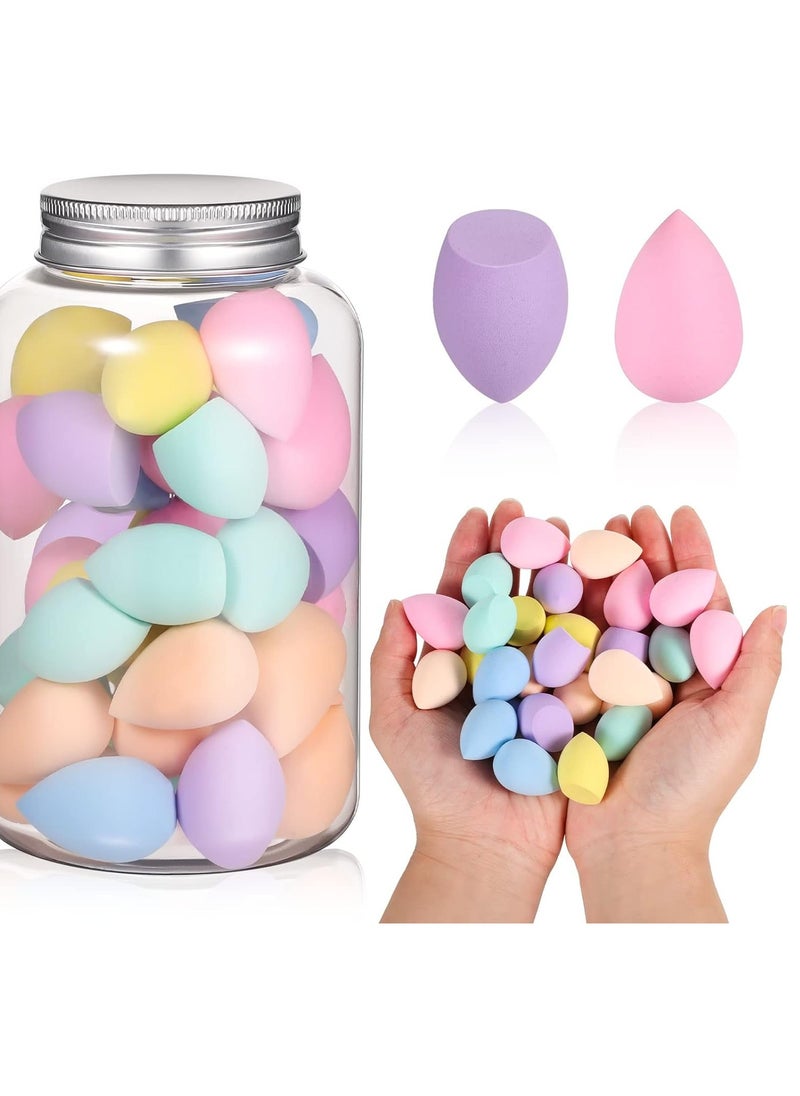 WSICSE - 40pcs Mini Makeup Sponge Set Multi Colored Mini Beauty Blender Professional Beauty Blender Sponge Super Soft Concealer Sponge Facial Makeup Tools for Foundation, Powder, Liquid - Image 1