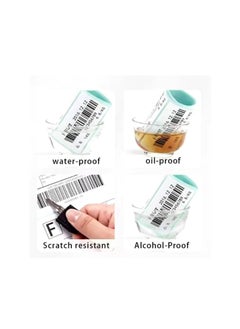 Kalon Thermal Barcode Sticker 40x30mm  Shipping Thermal Label Direct Thermal Waterproof 4000 Sticer (Pack of 5 Roll)  - Image 5
