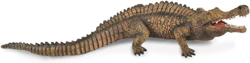 CollectA Prehistoric Life Sarcosuchus Toy Dinosaur Figure - Hand Painted & Paleontologist Approved Model, 7.3"L x 2"H - Image 1