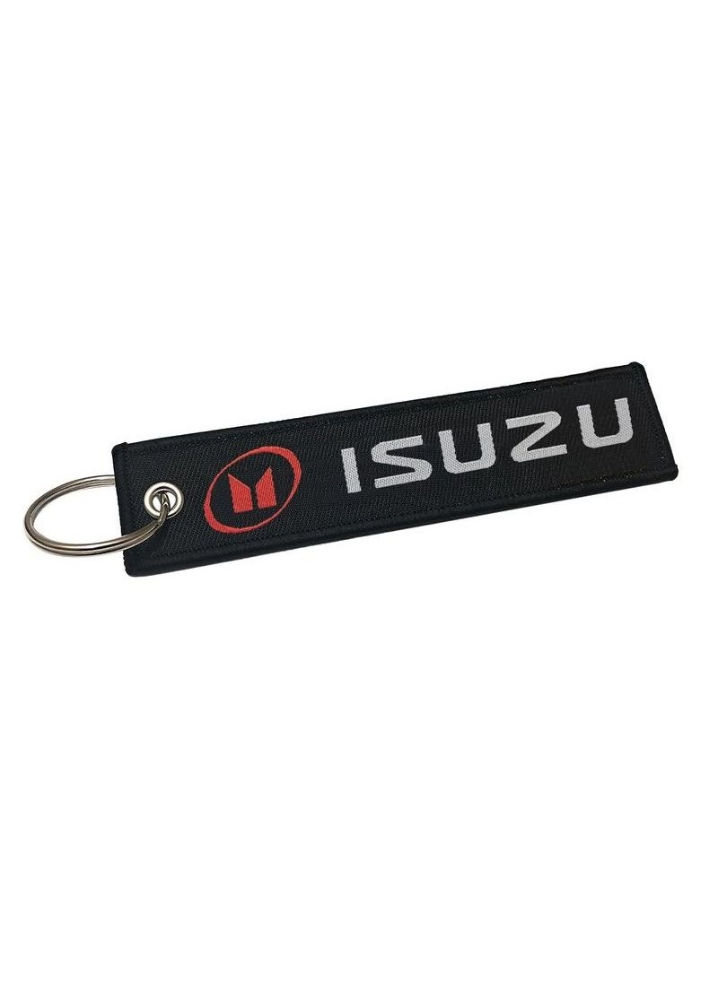 ISUZU Car Key Chain Home Keychain Fabric Strap Keychain 1 Pcs