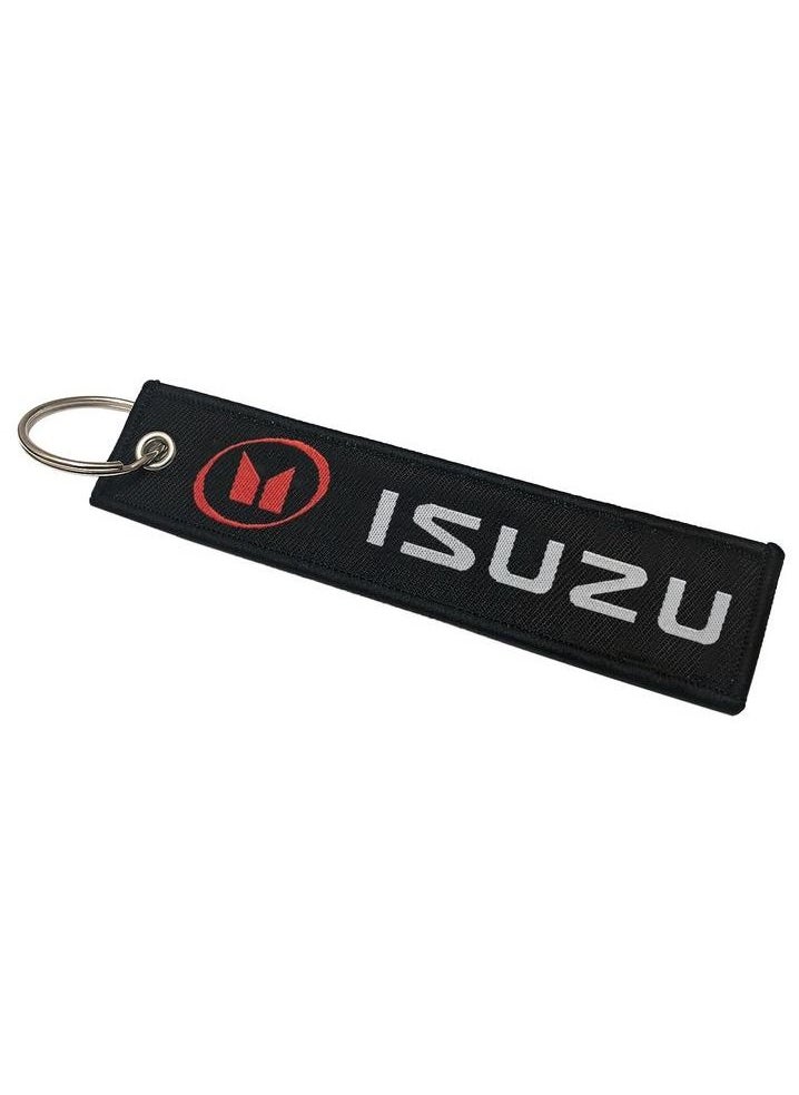 ISUZU Car Key Chain Home Keychain Fabric Strap Keychain 1 Pcs