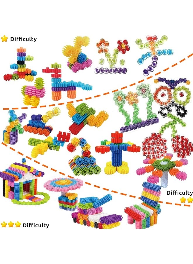 RAINBOW TOYFROG Interlocking Gears Toys for Kids - 100 Piece Kit with Tote - Colorful Manipulatives for Preschool Sensory Bin Or Occupational Therapy Tools - STEM Building Toys for Girls & Boys - Image 3