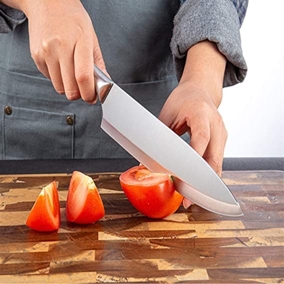 KitchEase German Stainless Steel Chefs Paring Peeling Knife Professional Chopping Cutting Multipurpose Sharp Blade for Home Kitchen Restaurant Gifting - Image 3