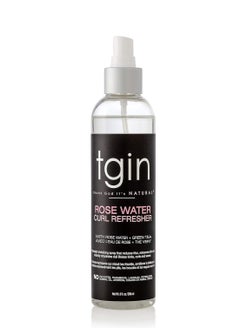 Tgin tgin Rose Water Curl Refresher for Curls - Natural Hair - Braids - Loc Spray - Protective Styles - 8 Oz  - Image 1