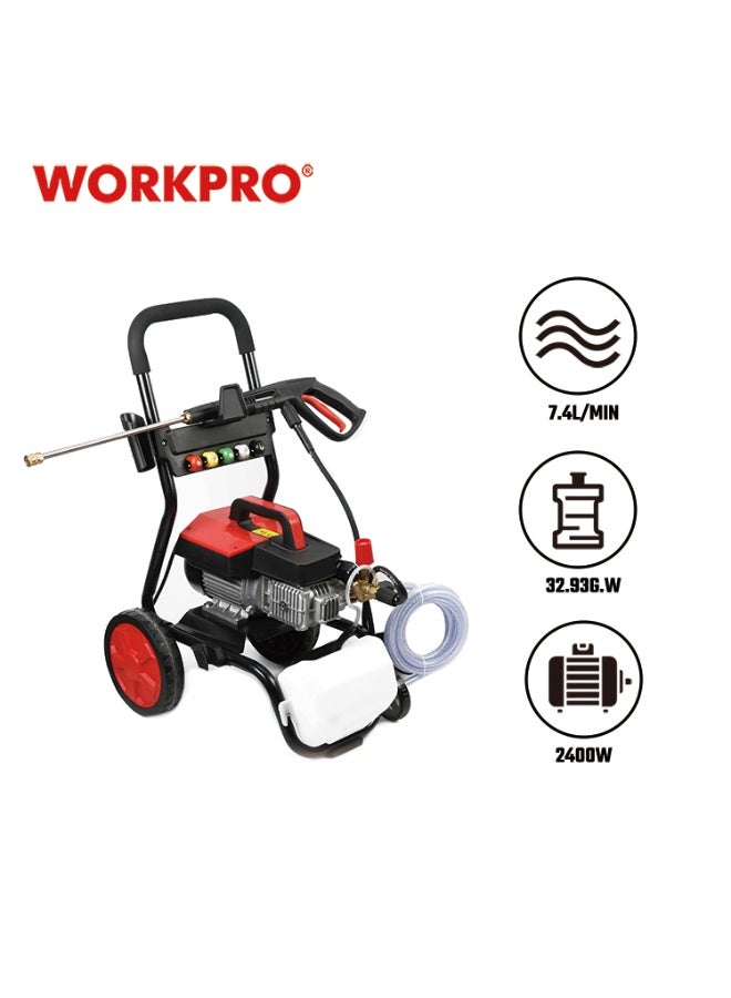 WORKPRO 2400W 180Bar HIGH PRESSURE WASHER - Image 4