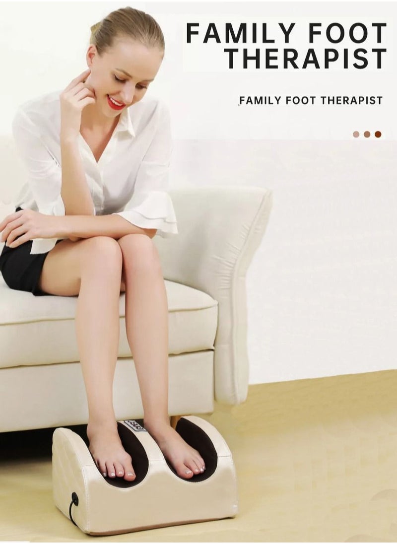 DBLEW Shiatsu Mini Electric Foot Legs And Calf Massager Machine With Deep Heat Tissue Kneading Therapy Feet Pain Relief For Tired Muscles Red  - Image 5