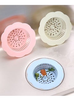 4-Pieces Sink Strainer Flower Shape Anti Clogging Filter Drainer Basket Cover Waste Hair Stopper for Kitchen Bathroom White/Blue/Pink/Green - pzsku/Z4650FF01A95539C42C8DZ/45/_/1656580961/a2625f44-e43c-429b-99c6-37da11eb76e5