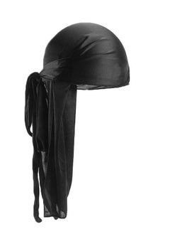 GUSGU 4 Pcs Silky Durags Set, Silk Durag for Men Women, Durags Pack with Long Tail and Wide Straps for 360 Waves  - Image 5