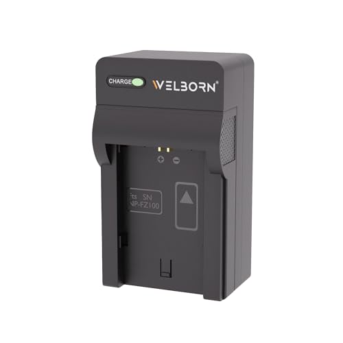 Welborn Camera Battery Charger for Sony Np-FZ100 Battery Compatible with Sony Alpha A1 A7 III A7 IV A7C A7C II A7C R A7R III A7R IV A7R V A7S III A9 A9 II A9 III A9R A9S A6600 A6700 FX3 FX30 ZV-E1 - Image 5