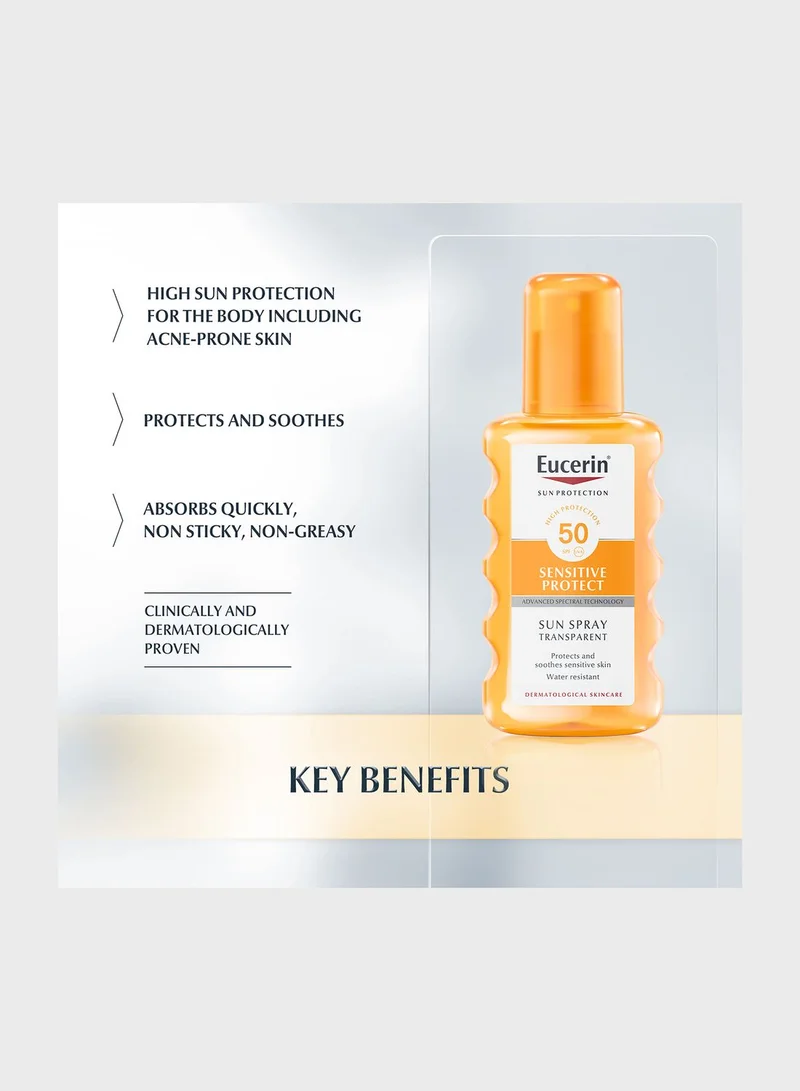 Eucerin Sun Transparent Spray SPF50 200ml