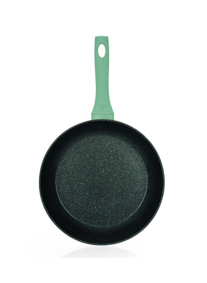8-Piece Granite Coated Cookware Set, Nonstick Coating For Cooking, Casserole With Lid, Frying Pan, Saucepan Kitchen Tools, Green