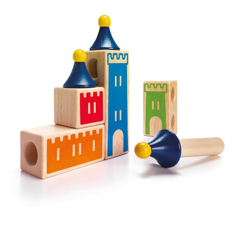 SmartGames Castle Logix Wooden Cognitive Skill-Building Puzzle Game featuring 48 Playful Challenges for Ages 3+ - Image 5