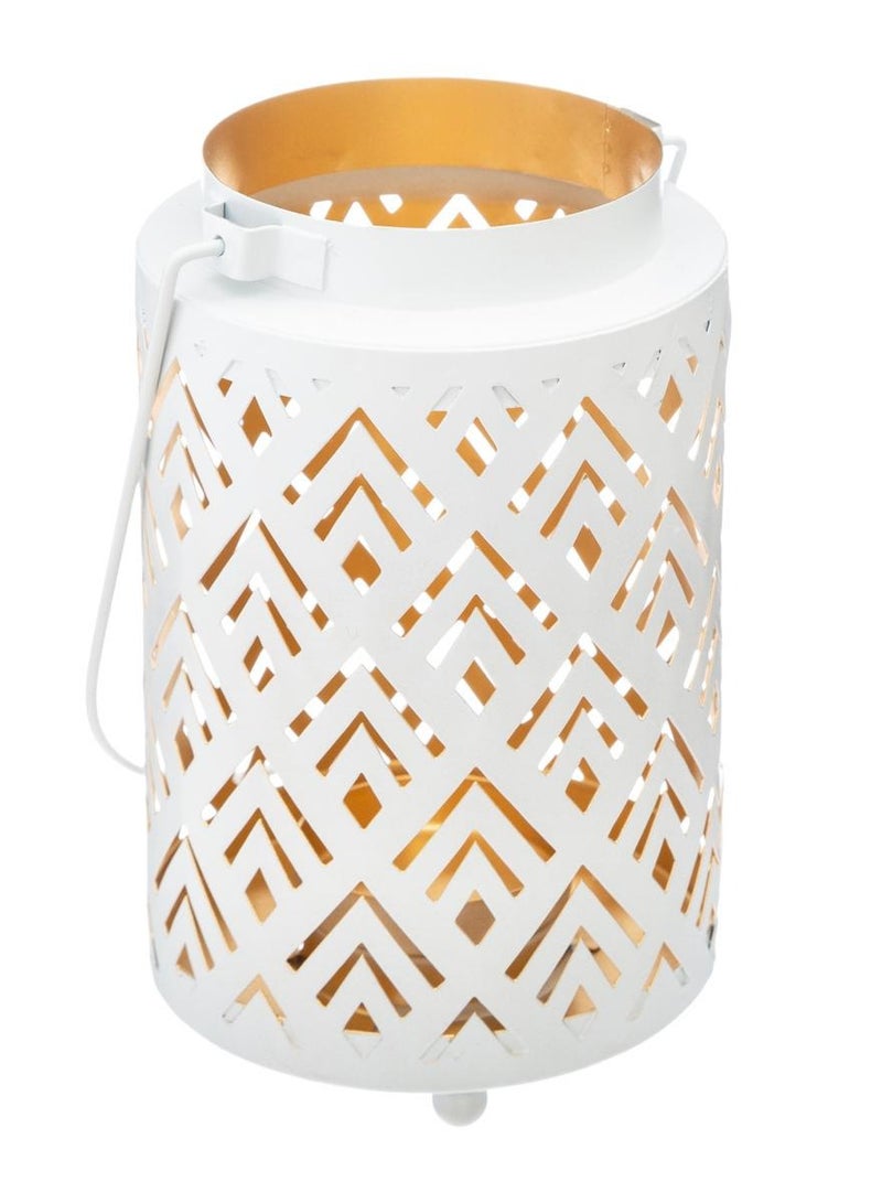 LOFT FANCY,METAL LANTERN ,SET OF 2,D84XH13.2CMS,ASSORTED COLOR-167235 - Image 2