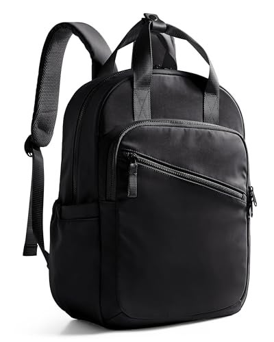 Smasrob Women Backpack with 156 Laptop Sleeve for Travel Work and College Lightweight Waterresistant Backpack for Women with 8 Pockets Black - Image 1