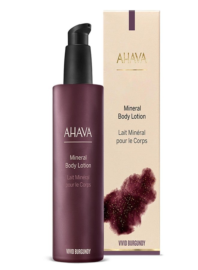 AHAVA Dead Sea Water Mineral Body Lotion, Vivid Burgundy - Provides All Day Hydration, Fights Dehydration, Refines Skin's Texture, Enriched with Exclusive Osmoter, Aloe Vera & Witch Hazel, 8.5 Fl.Oz - Image 2