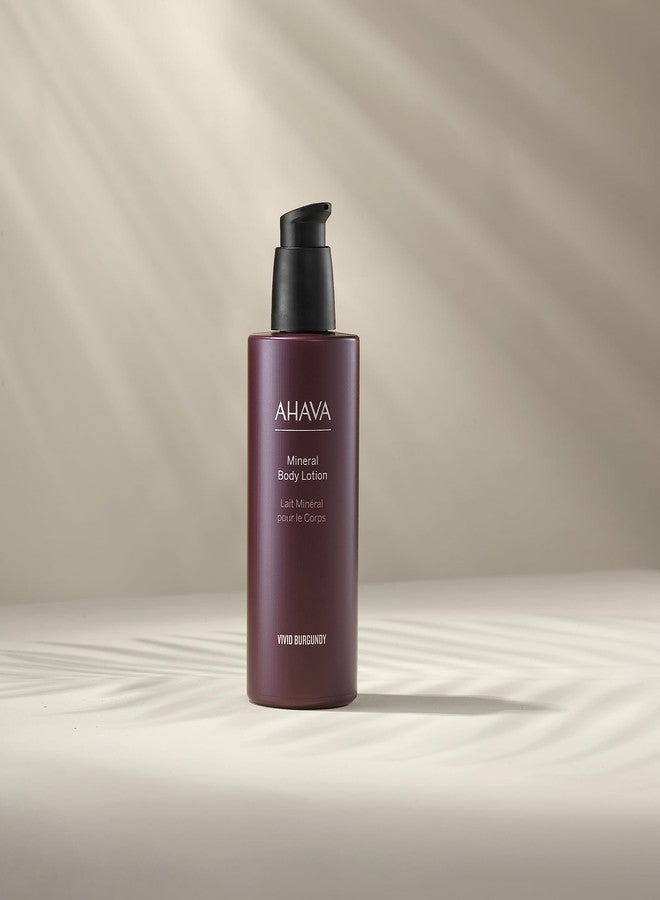 AHAVA Dead Sea Water Mineral Body Lotion, Vivid Burgundy - Provides All Day Hydration, Fights Dehydration, Refines Skin's Texture, Enriched with Exclusive Osmoter, Aloe Vera & Witch Hazel, 8.5 Fl.Oz - Image 4