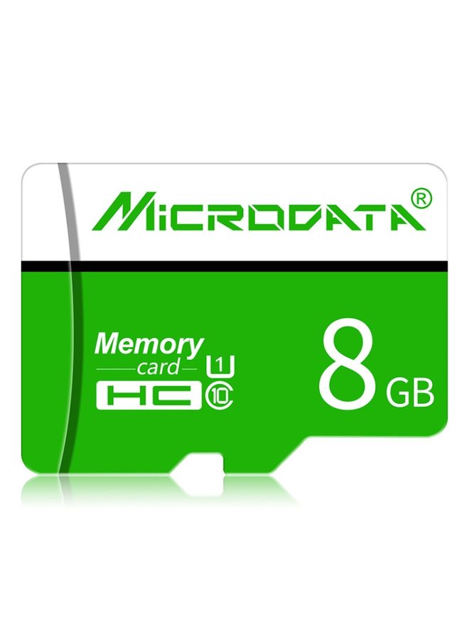 BURAQ MICRODATA 8GB U1 Green and White TF(Micro SD) Memory Card  - Image 2