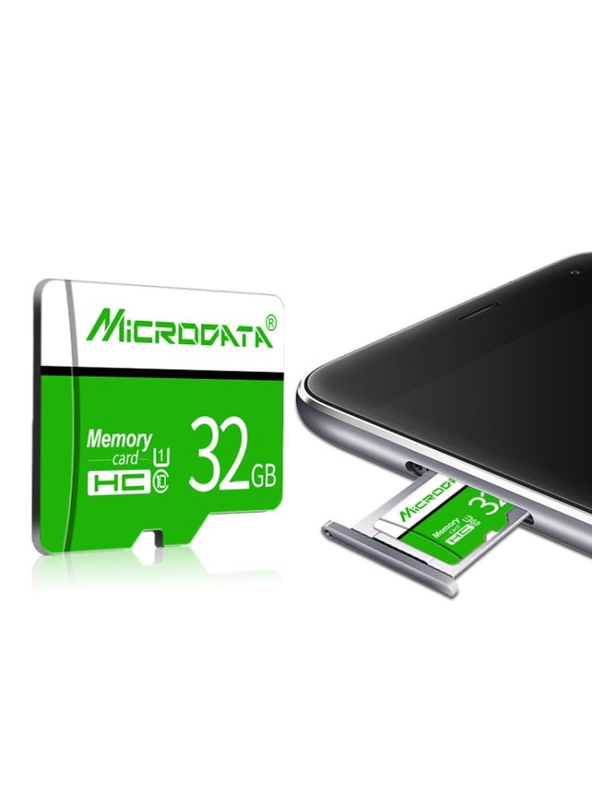 BURAQ MICRODATA 8GB U1 Green and White TF(Micro SD) Memory Card  - Image 3