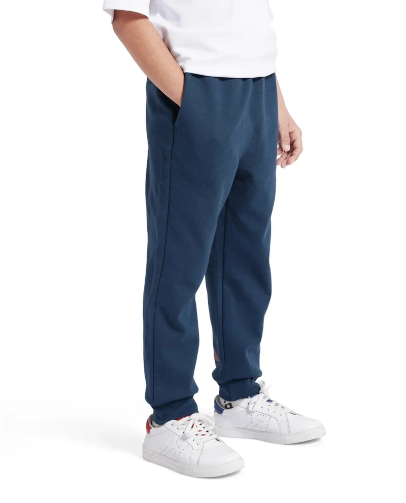 Rare Ones Rare Ones Kids Sero Dark Teal Cotton Poly Drawstring Printed Trackpant