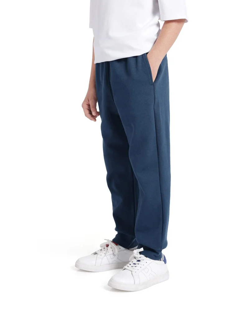 Rare Ones Rare Ones Kids Sero Dark Teal Cotton Poly Drawstring Printed Trackpant