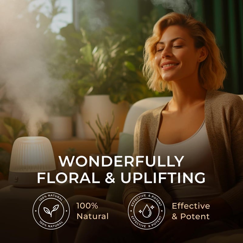 Gya Labs Egyptian Geranium Essential Oil - 0.34 Fl Oz - for Hair, Skin, Diffuser, Aromatherapy & DIY Candle Making Scent - Image 3