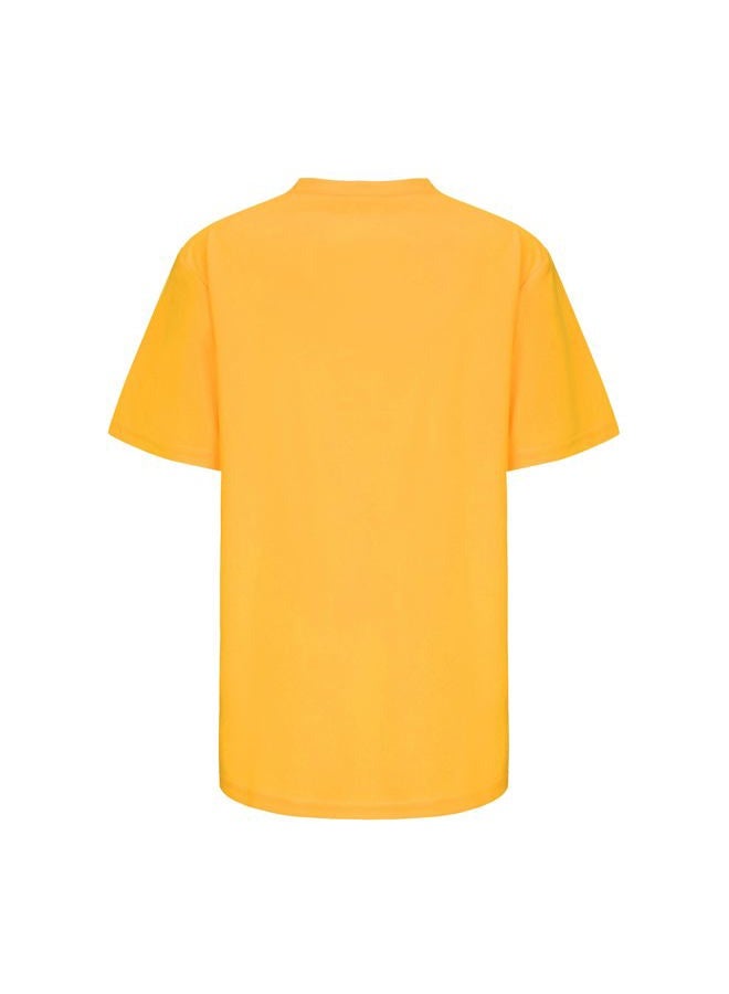 Opna Youth Boys Dri Fit Athletic T Shirts for Boys & Girls Sports Undershirt – Youth & Teen Sizes Gold-M - Image 4