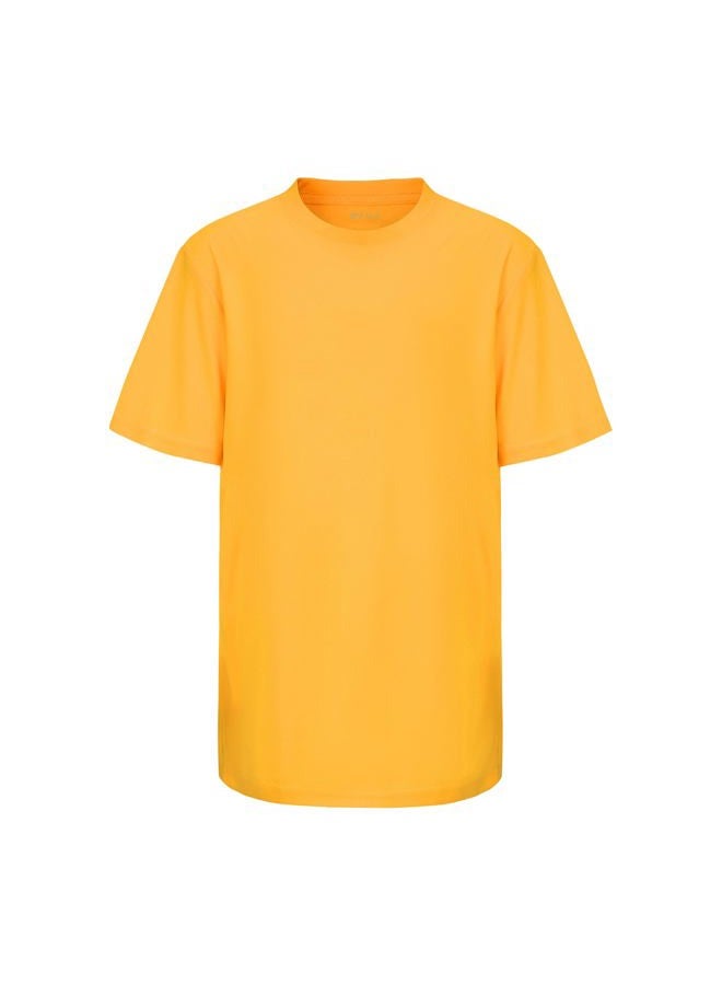Opna Youth Boys Dri Fit Athletic T Shirts for Boys & Girls Sports Undershirt – Youth & Teen Sizes Gold-M - Image 3