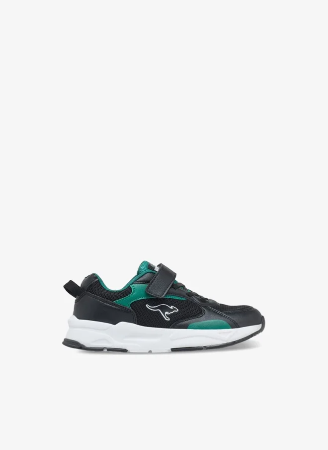 kangaROOS Boys Panelled Lace Detail Sports Shoes with Hook and Loop Closure