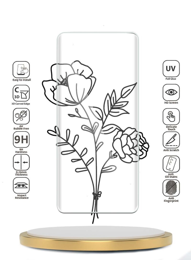 Wtech Honor 200 5G 2024 Premium Curved Edges UV Full Glue Full Cover Tempered Glass Screen Protector (MSGUCN) - Clear - Image 2