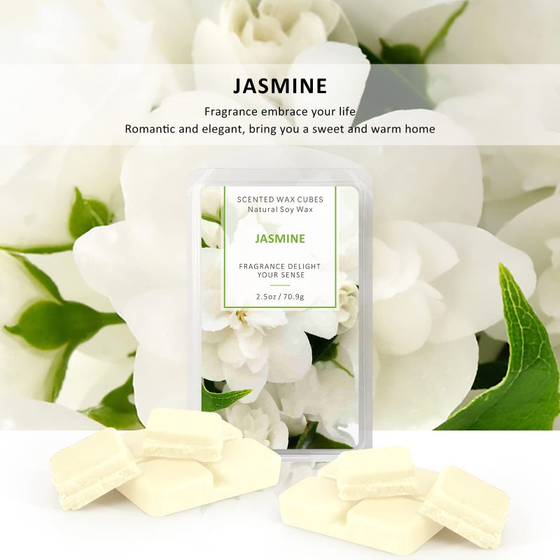 Strn Wax Melts Soy Wax Cubes 4 Pack Scented Wax Melts Warmer  Scented Wax Cubes For Warmers Soy Wax Cubes Candle Wax Melts  Rose  Lavender  Jasmine  Cherry (4 X 2.5Oz) - Image 5