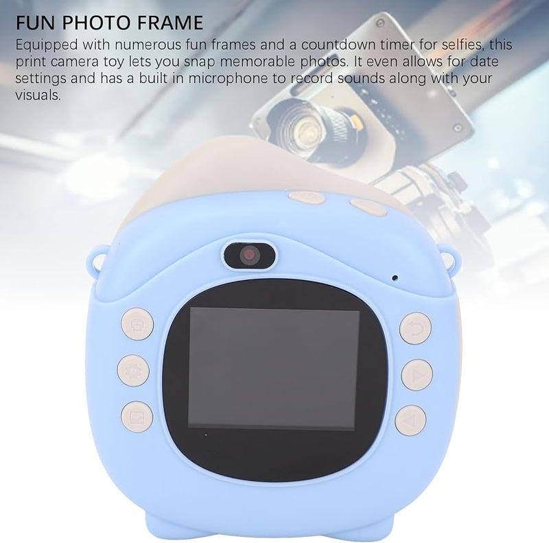 Instant Thermal Print Camera 32GB 12MP HD 2 Inch IPS Screen Compact Selfie Camera Long Battery Life - Image 5