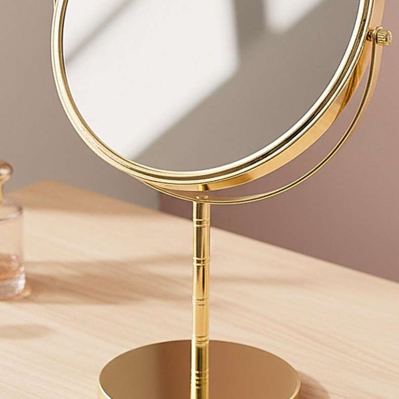 Pan Home Double Sided Vanity Mirror Gold - Image 2