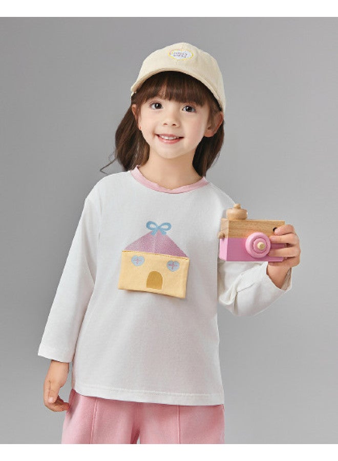 DEESHA 25 Spring/fall Baby & Toddler Girls' Long-sleeve Tee Cute Casual Top - Image 1