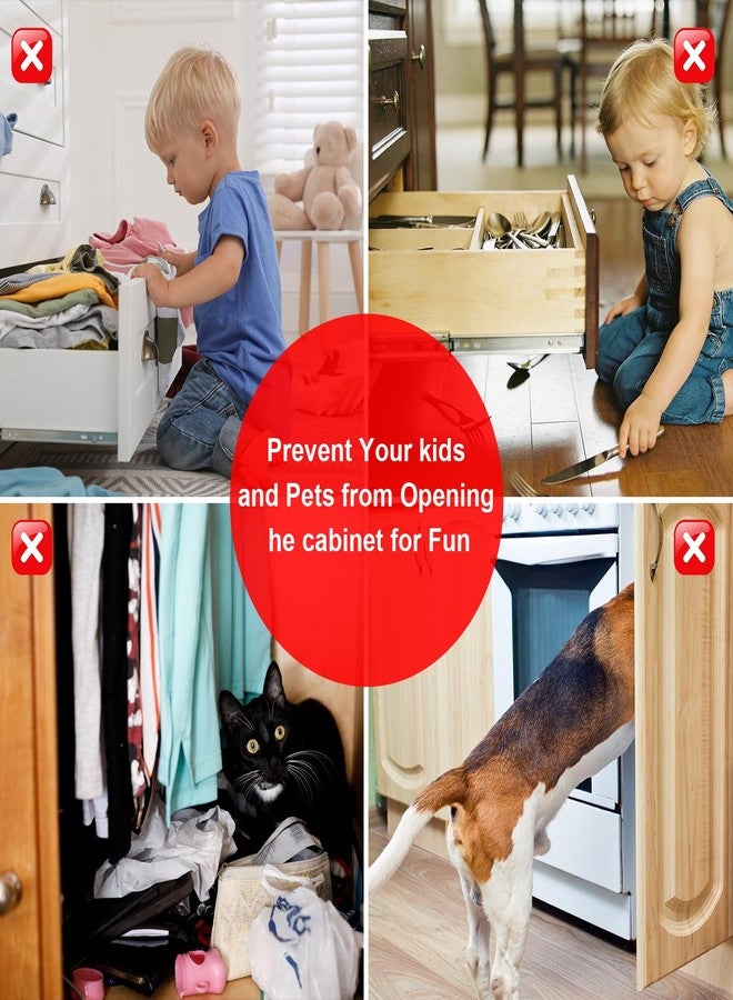 PHIXBEAR Cabinet Magnets for Closure with Adhesive Made of 3M No Drill - Stainless Steel with Strong Magnetic Hold, Child Proof Lock for Kitchen, Bathroom & RV Cabinets 1.57” x 0.79” 8 Pack - Image 5