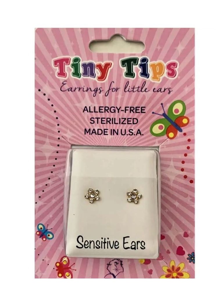Generic - Tiny Tips Earstd Tt- 6004 Gr Daisy Apr Crystal - Image 1