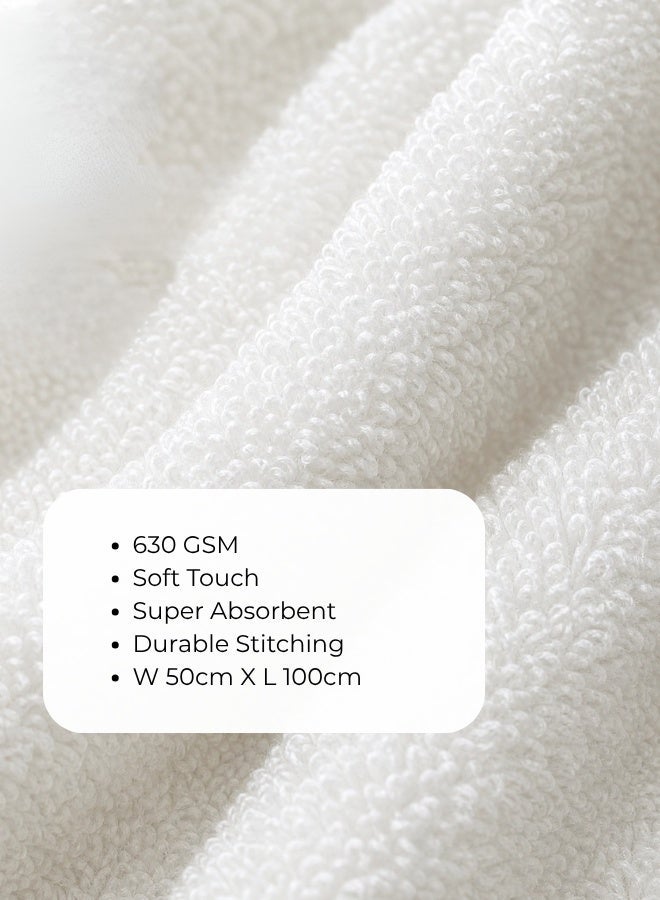 Pearl Coast International Pearl Coast Luxury Hand Towel Set – 50X100cm Premium 100% Cotton, 630 GSM – Ultra Soft, Highly Absorbent Hotel & Spa Quality Towels - Image 3