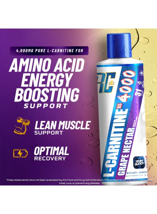 روني كولمان إل-كارنيتين 4000 إكس إس 473 مل بنكهة رحيق العنب - Image 3