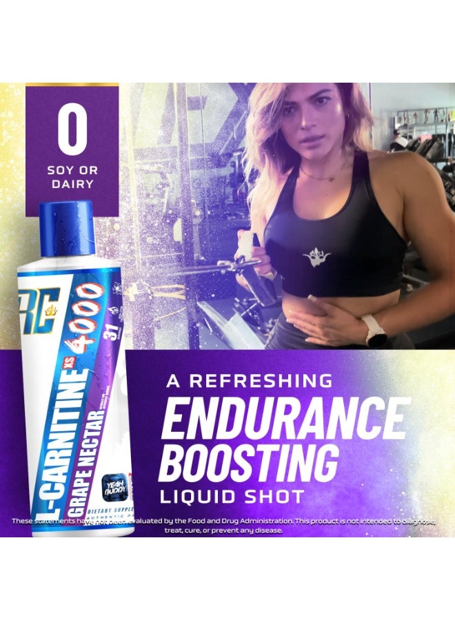 روني كولمان إل-كارنيتين 4000 إكس إس 473 مل بنكهة رحيق العنب - Image 2